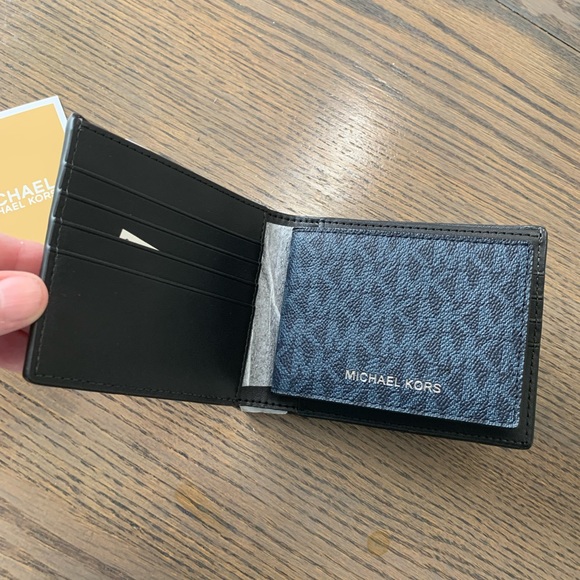 Michael Kors NEW 2-in-1 men’s leather wallet - Picture 5 of 12